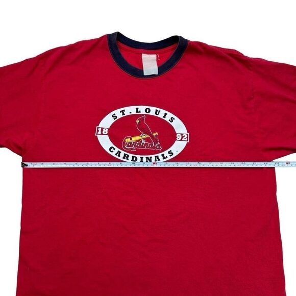 St. Louis‎ Cardinals MLB Shirt Red Men’s Size Large 2006 - Picture 3 of 9